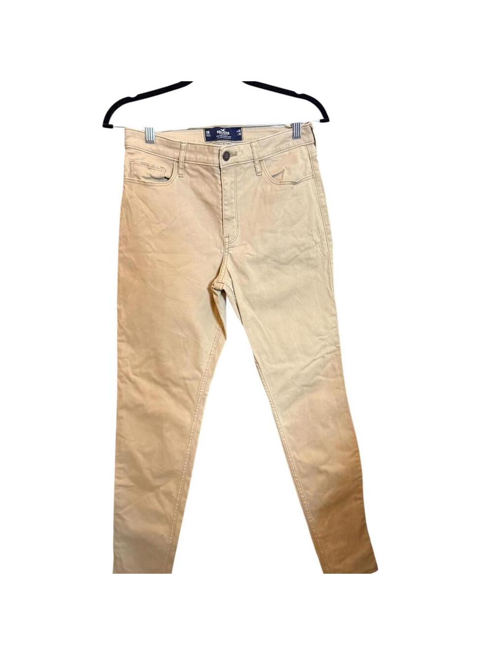 Hollister High-Rise Super Skinny Khaki Pants